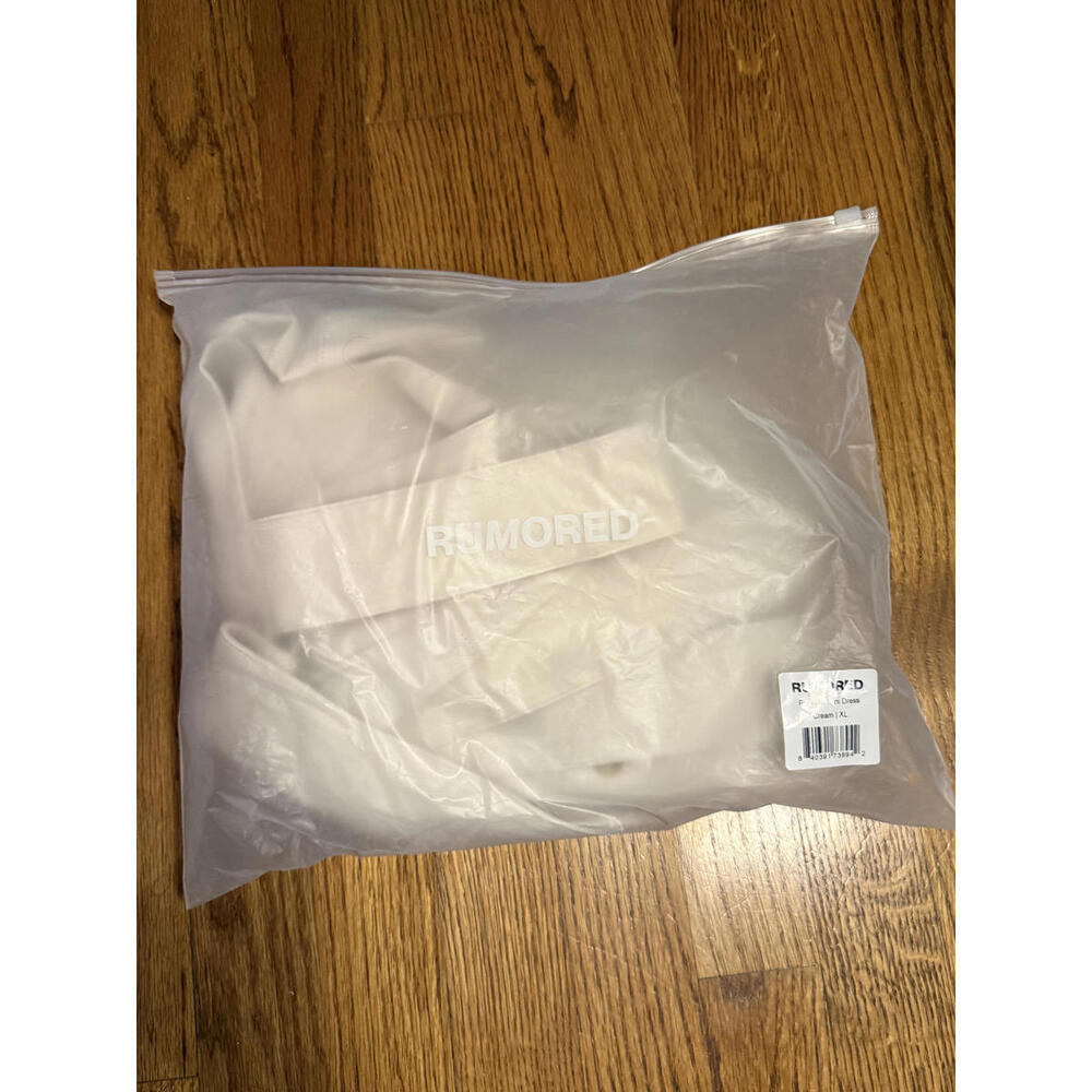 NWT! Rumored Palermo Mini Dress in Cream Size XL - Picture 4 of 5
